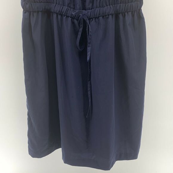 GAP Blue Sleeveless Dress Hot Pink Trim Size S - Picture 5 of 7